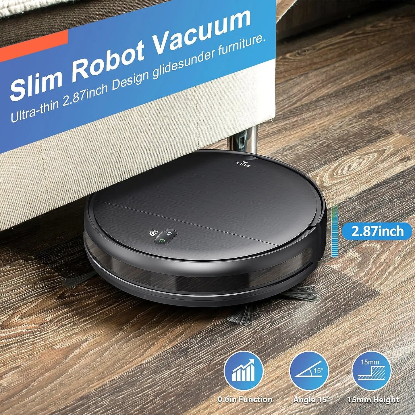Rayfurn Robot Vacuum Cleaner App Control And Wet Mopping