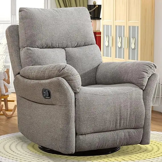 ZHIYONG Swivel Rocker Recliner Chair for Ultimate Comfort