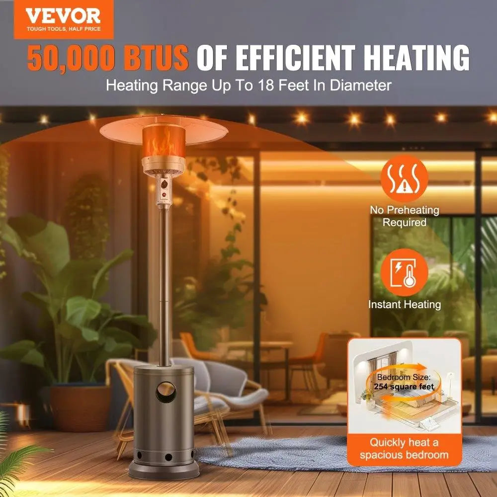 Outdoor Propane Patio Heater for Cozy Garden Gatherings