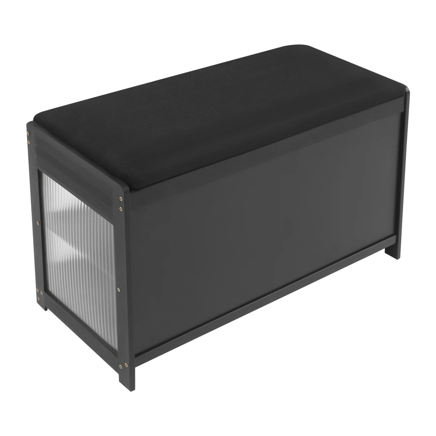 Entryway Shoe Bench Cushioned Modern Hallway Stool Design