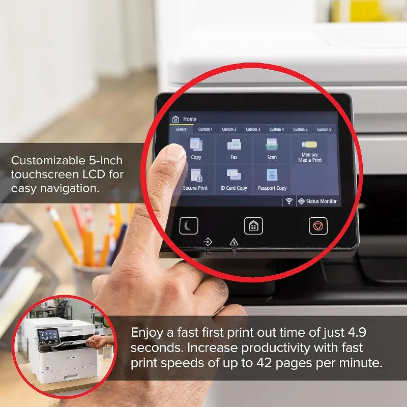 Monochrome Wireless Laser Printer with Fast 42 PPM Printing