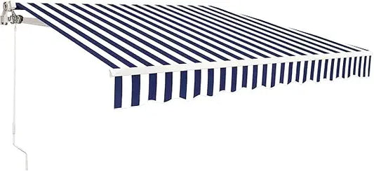 Manual Retractable Patio Awning for Stylish Outdoor Shade