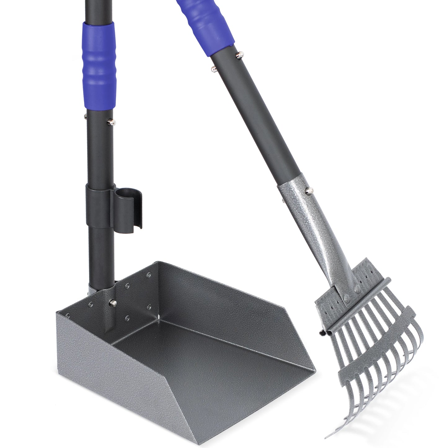 Dog Pooper Scooper With Tray And Adjustable Handles