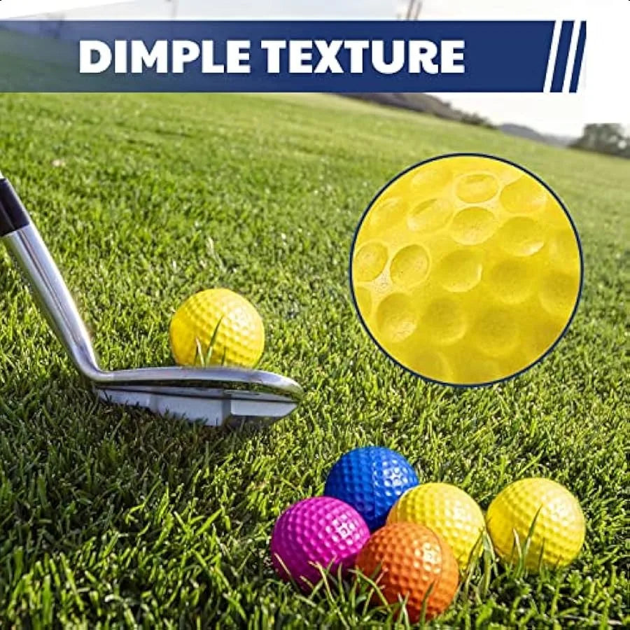Foam Golf Practice Balls 24 Pack For Indoor Training