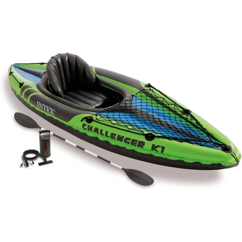 K2 Two Person Inflatable Kayak Challenger K1 Oars Included