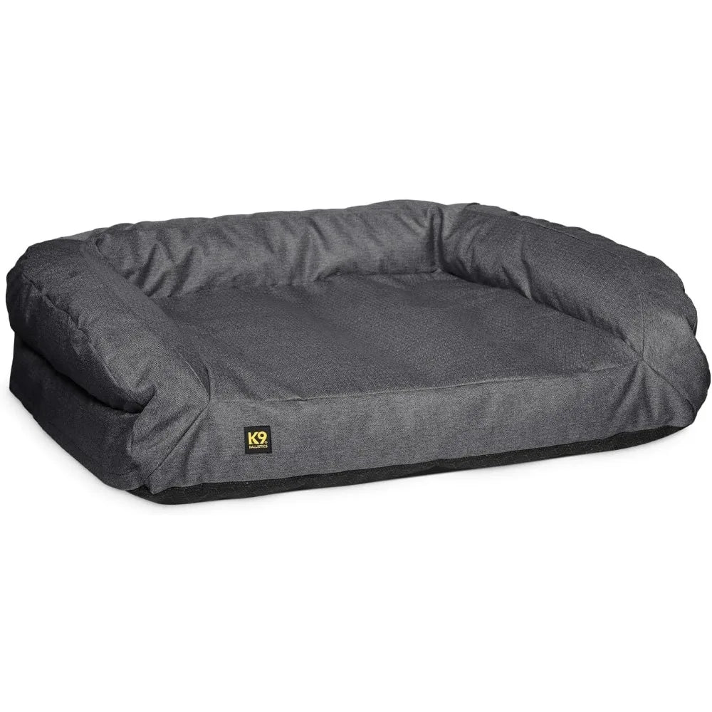 Durable Water Resistant Dog Bed with Nonskid Bottom