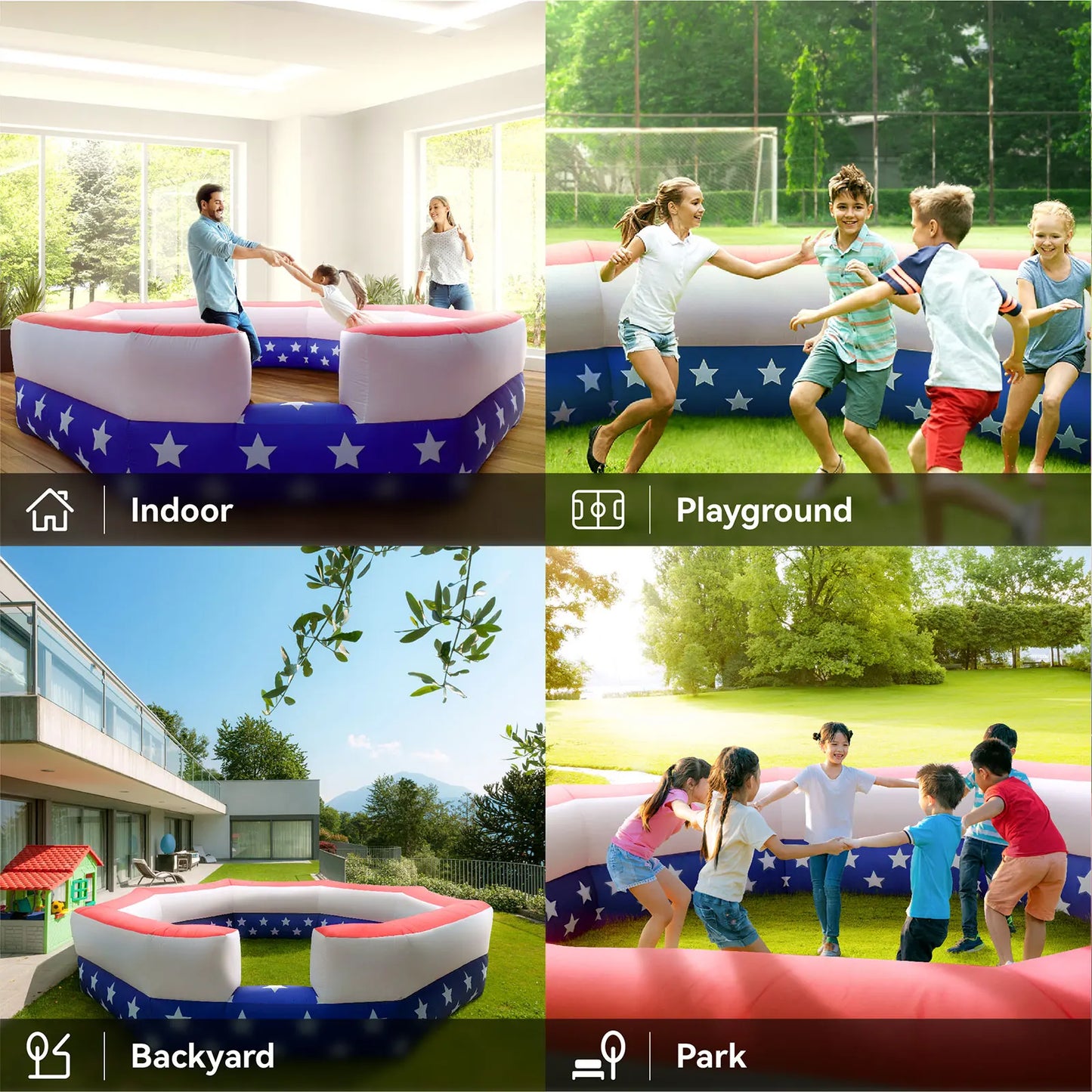 Gaga Ball Pit Inflatable with Air Blower Portable 15FT