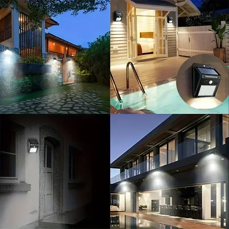 EcoBright Solar Outdoor Lights with Motion Sensor Security