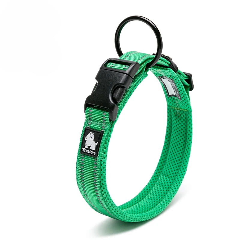 Nylon Padded Dog Walking Collar With Durable Buckle