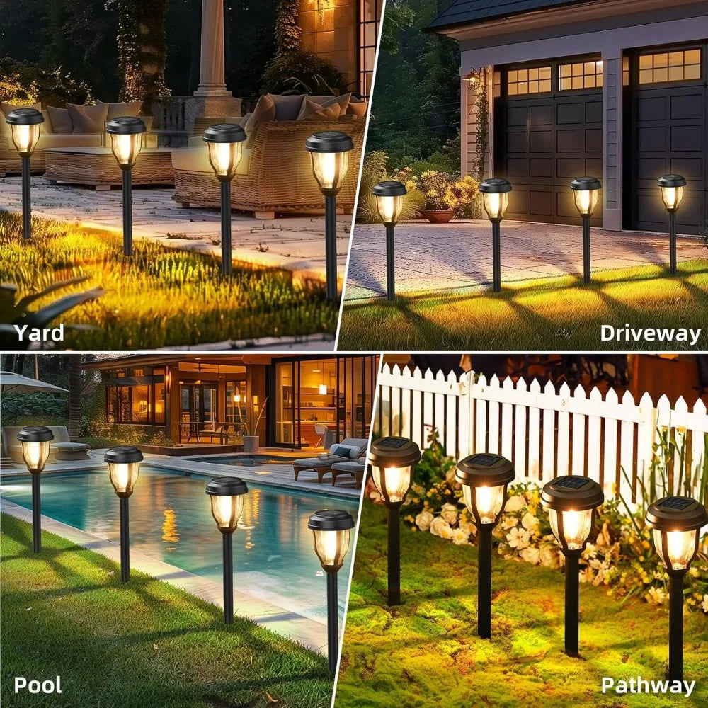 EcoBright Solar Pathway Lights for Effortless Outdoor Illumination