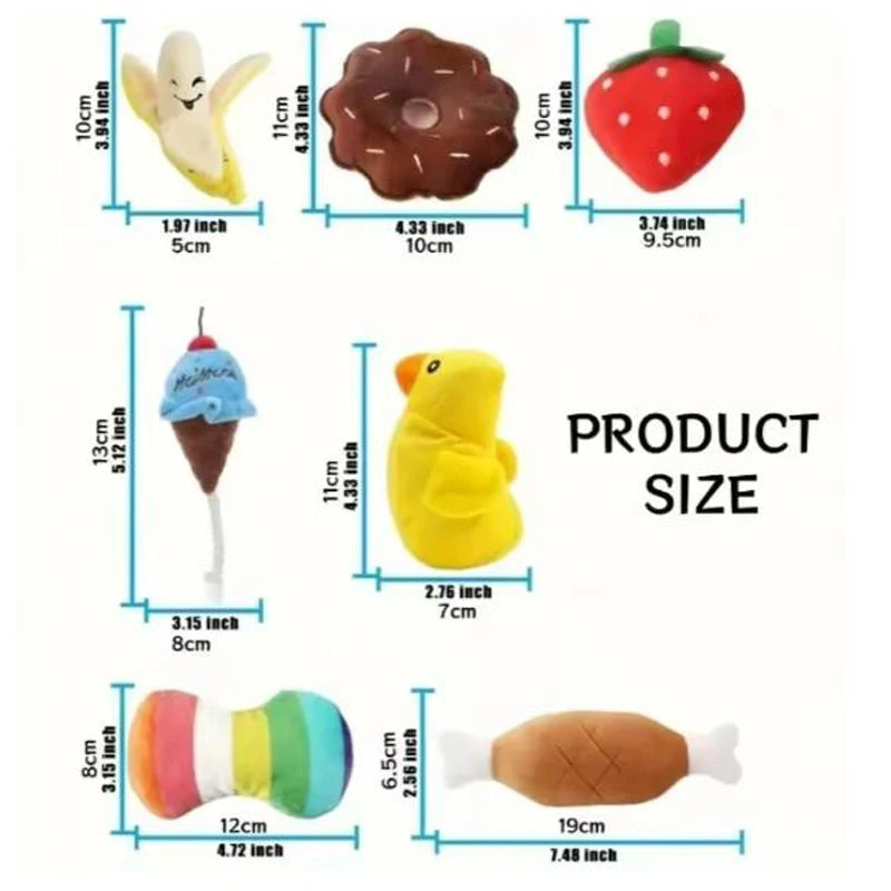 PawPlay 7-Piece Dog Toy Set for Engaging Puppy Playtime