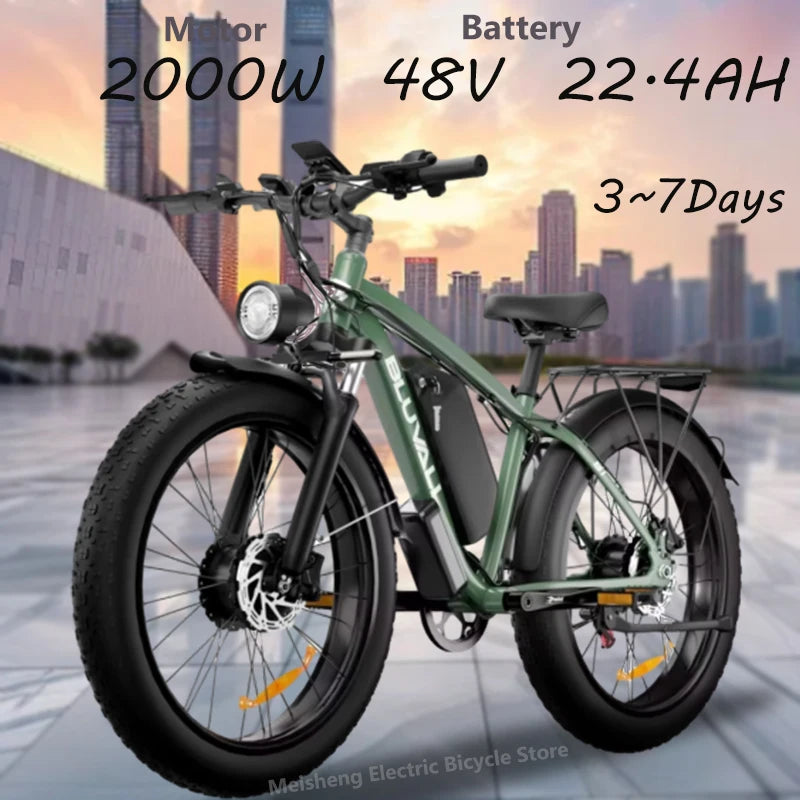 Ebike Dual Motor 2000W 48V Long Range Off Road Bike