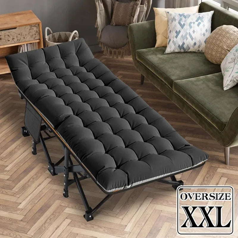 Folding Camping Cot with Carry Bag for Easy Travel and Storage