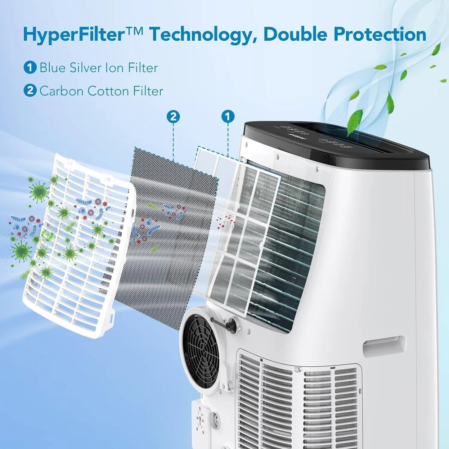 Acekool 14000 BTU Portable Air Conditioner for Large Rooms