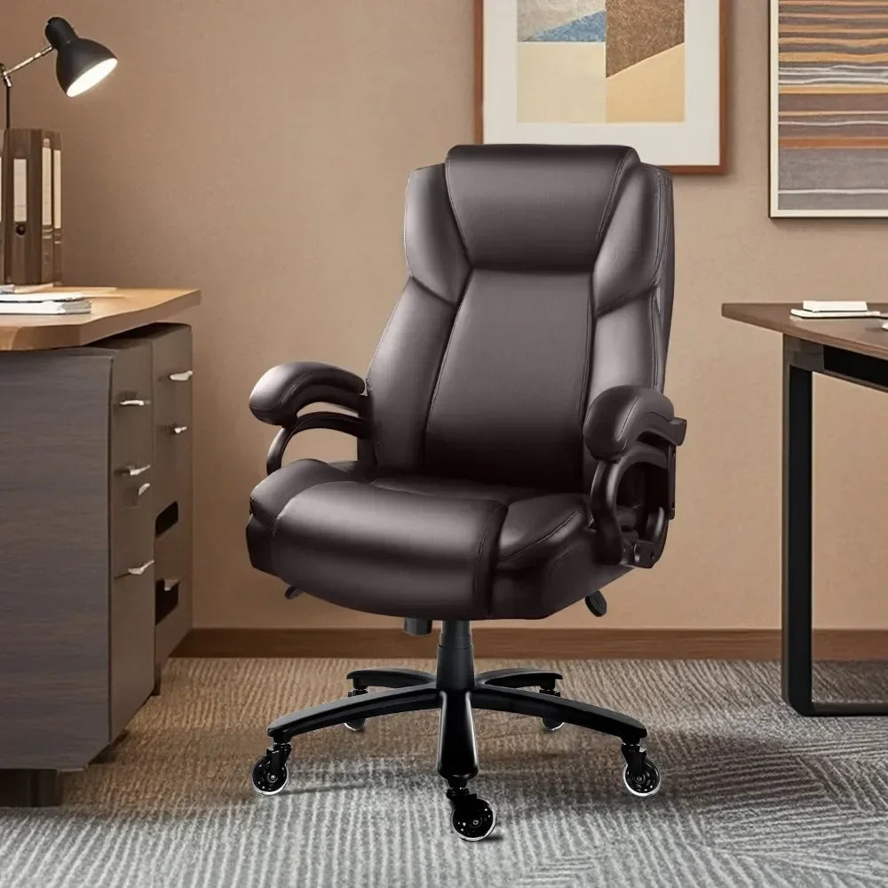 Heavy Duty Office Chair 500lbs With Ergonomic Lumbar Support