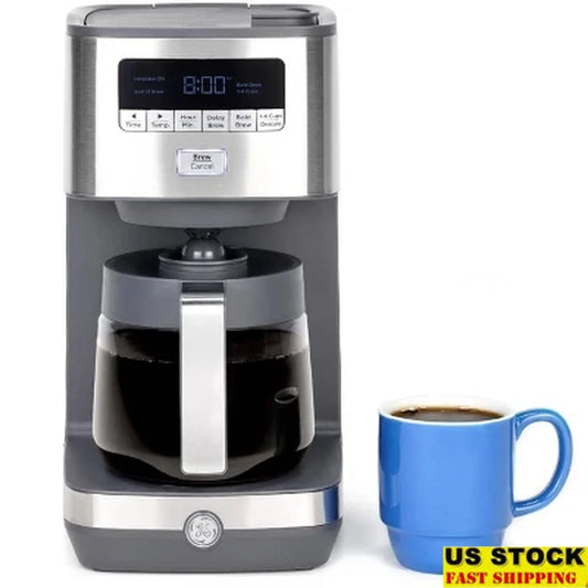 12 Cup Drip Coffee Maker with Adjustable Warming Plate
