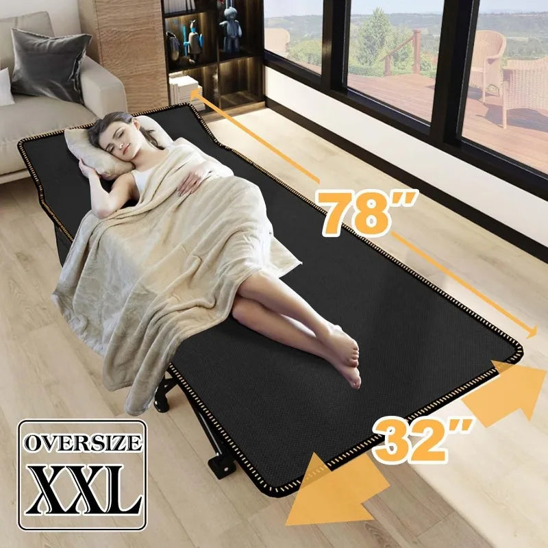 Folding Camping Cot with Carry Bag for Easy Travel and Storage