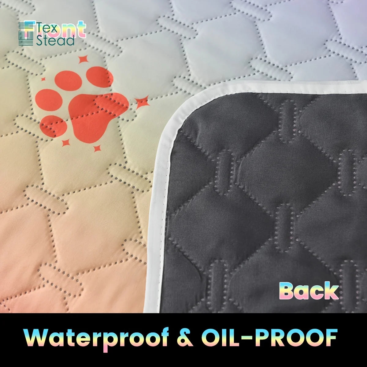 Reversible Anti-Leakage Dog Bed Cover for Kids and Pets