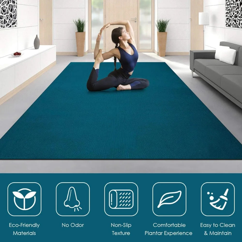 Eco Friendly Yoga Mat With Straps Extra Thick Non Slip