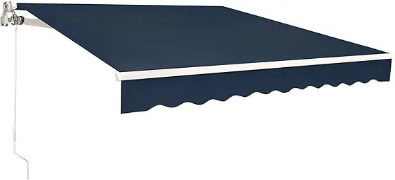 Manual Retractable Patio Awning for Stylish Outdoor Shade