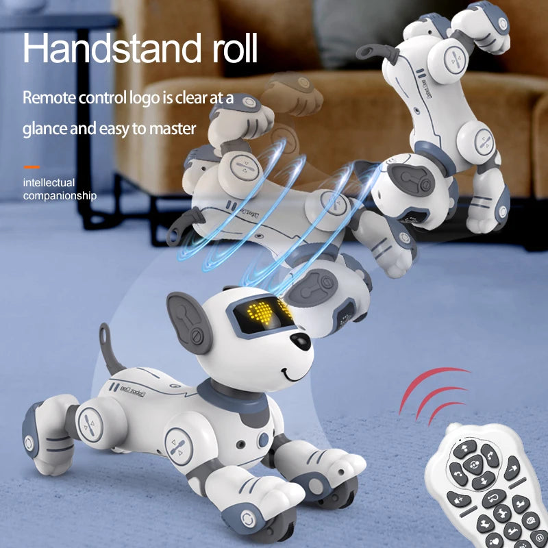 RC Robot Dog With Voice Command And Music Features