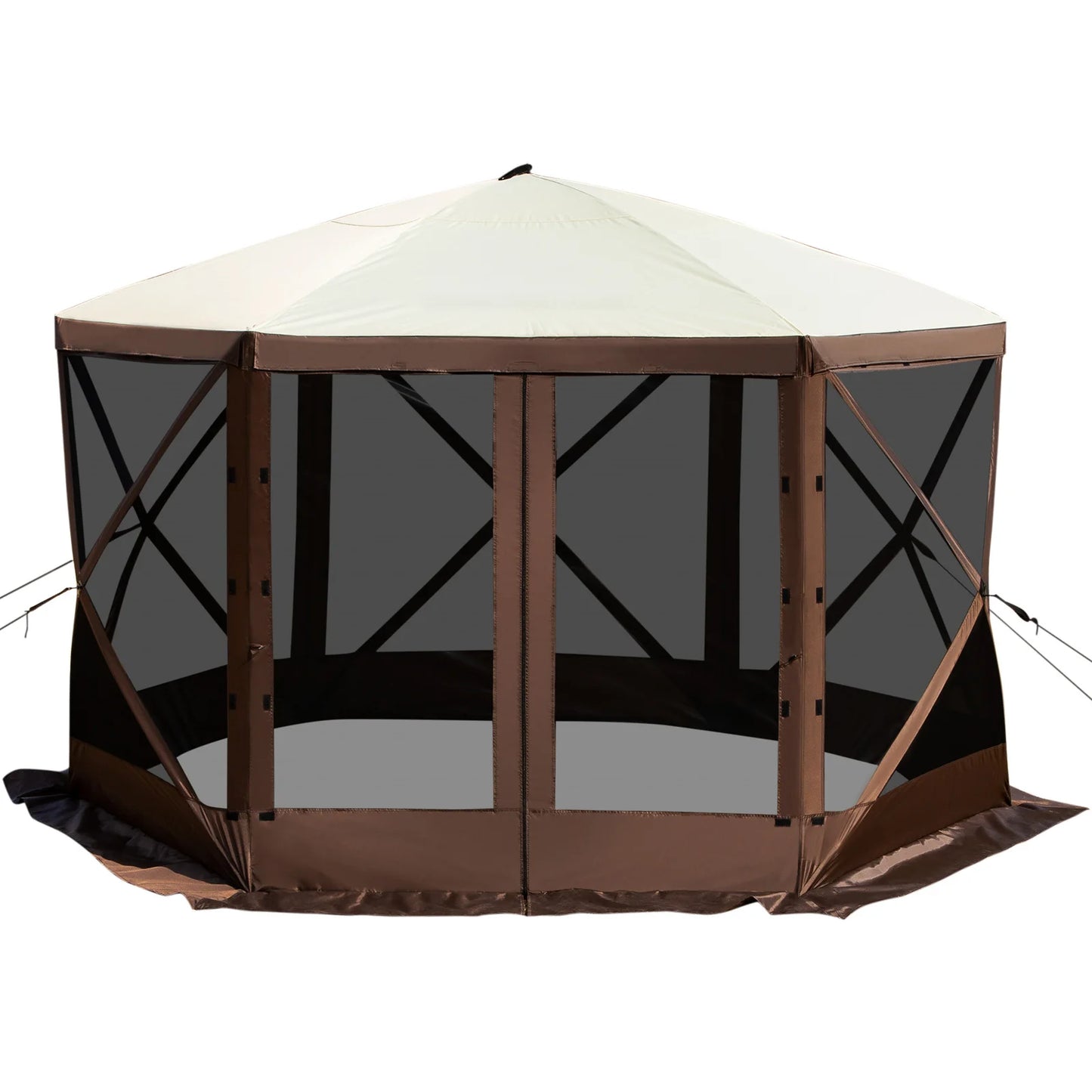 SucceBuy Spacious Pop Up Camping Gazebo Shelter 12x12