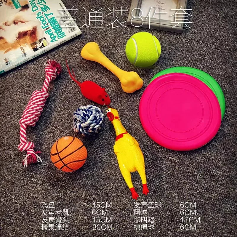 Pawfect Plush Dog Toy Set for Engaging Puppy Training