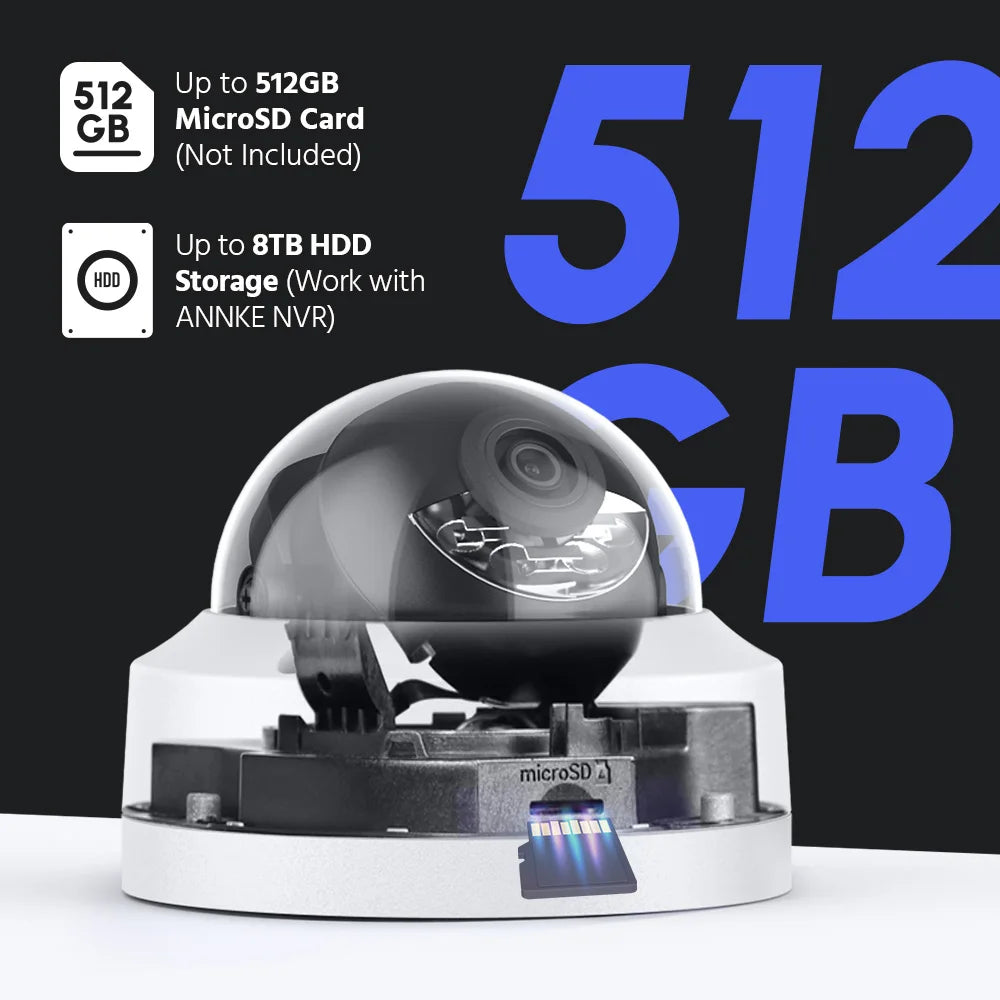12MP Dual Light Outdoor Security Camera System with Detection