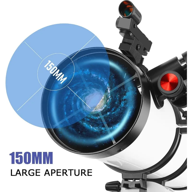 YTYINE 150EQ Telescope for Stunning Celestial Views