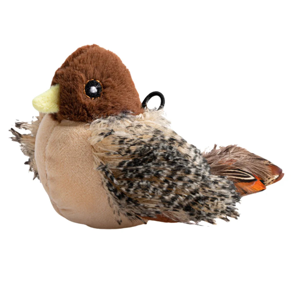 Interactive Plush Flapping Bird Cat Toy for Endless Fun