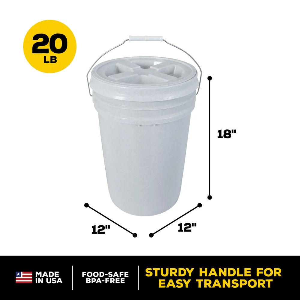Pet Food Storage Container Airtight Leakproof Durable