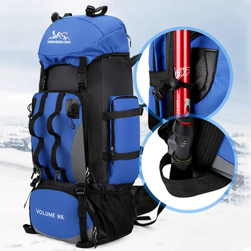 AdventurePro 90L Waterproof Hiking Backpack for Ultimate Comfort