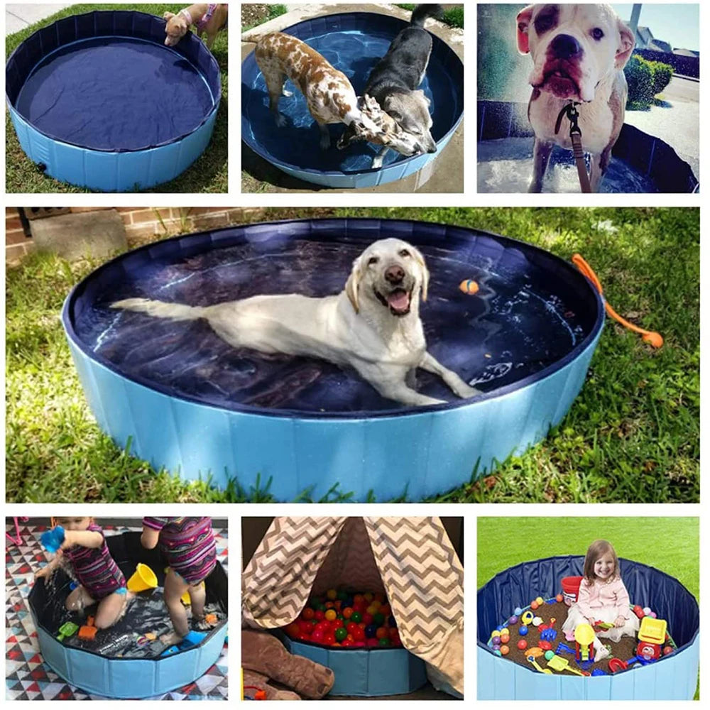 Petravel Durable Portable Dog Swimming Pool for Large Dogs