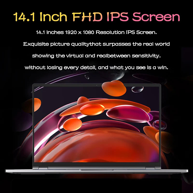 LenO 14.1 Inch Lightweight Laptop with 16GB RAM and 1TB SSD