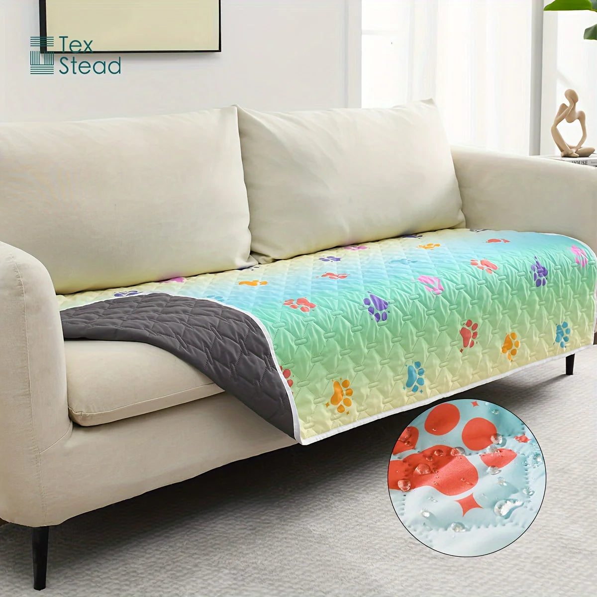 Reversible Anti-Leakage Dog Bed Cover for Kids and Pets