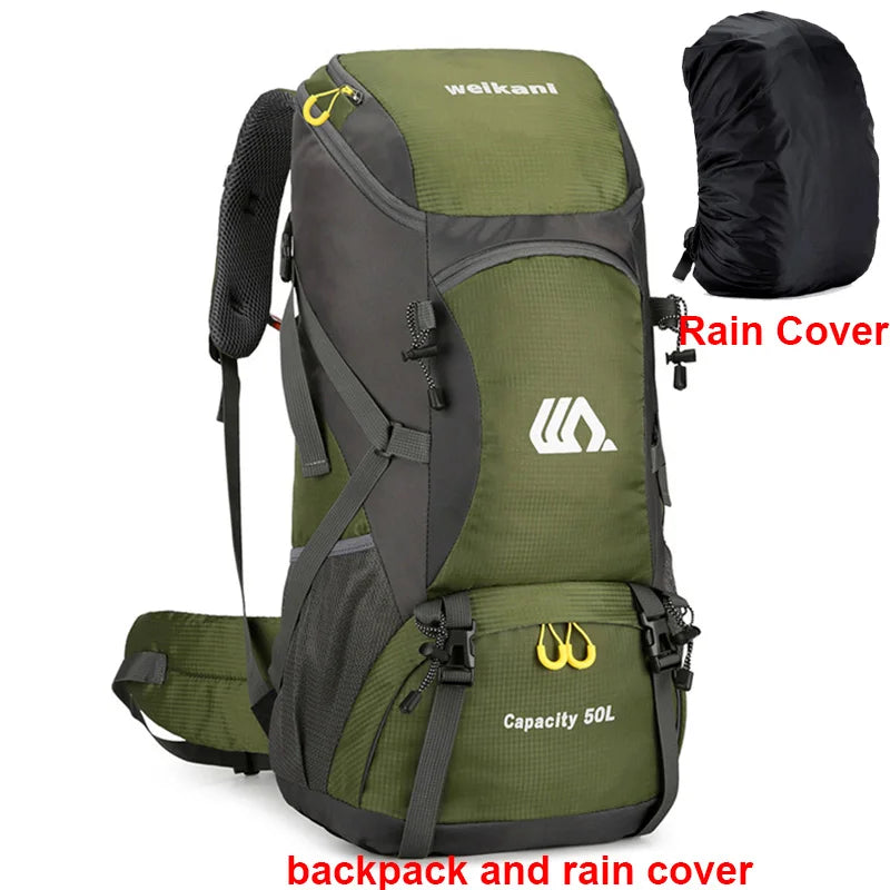 OutdoorPro 50L Waterproof Travel Backpack for All Adventures