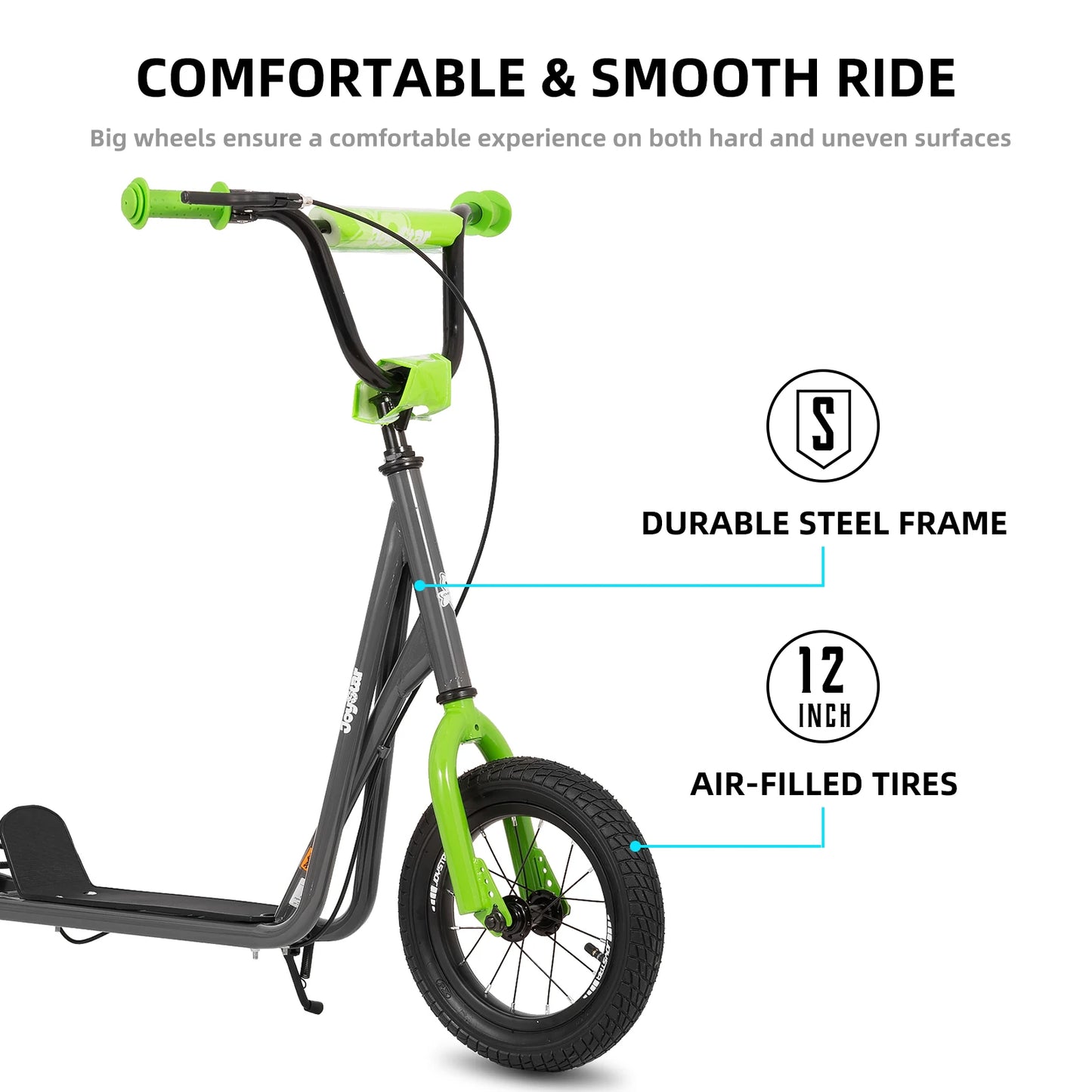 Joystar Kick Scooter For Kids With Adjustable Handlebar