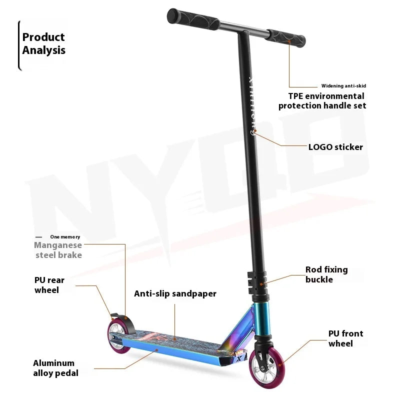 Professional Limit Scooter for Durable Urban Stunts