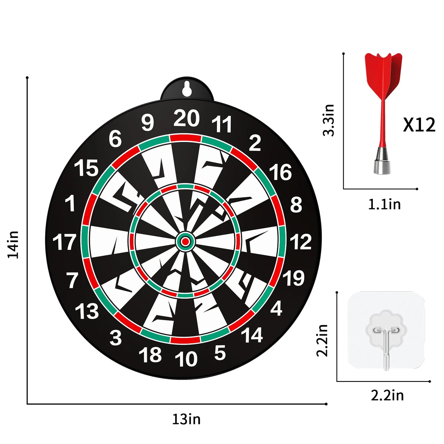 Magnetic Dart Board Toy For Kids Indoor Outdoor Play Fun