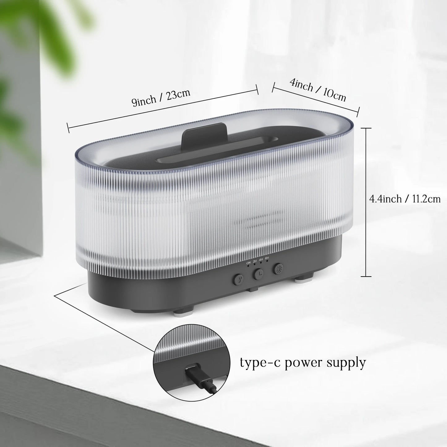 Small Ultrasonic Aroma Diffuser Humidifier With LED Light