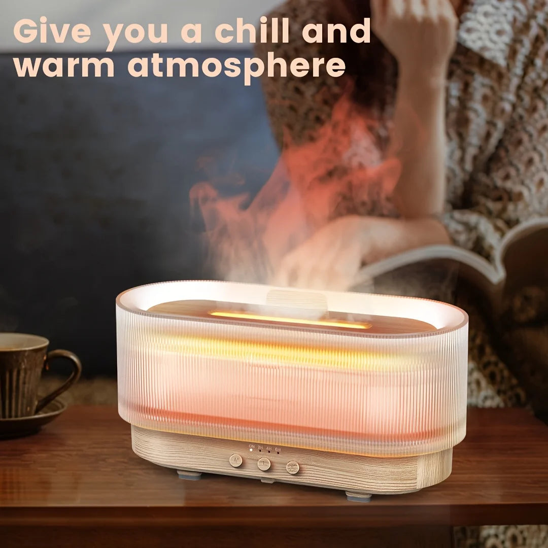 Small Ultrasonic Aroma Diffuser Humidifier With LED Light