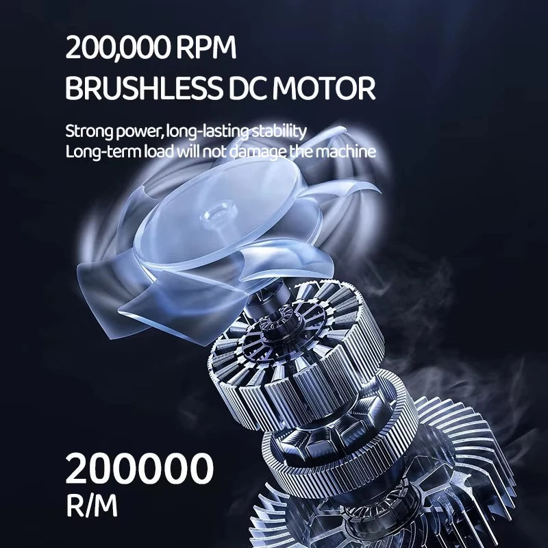 Powerful Air Blower 200000RPM for Quick Cleaning