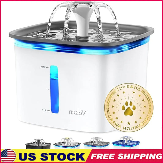 Automatic Pet Water Fountain with Ultra Quiet Design