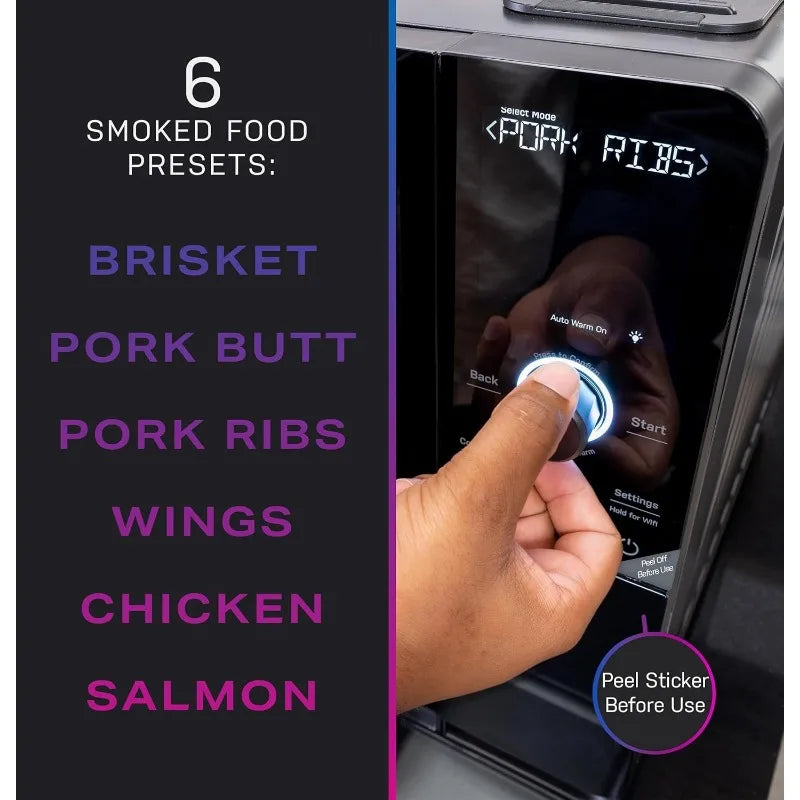 Smart Indoor Pellet Smoker With WiFi And Active Filtration
