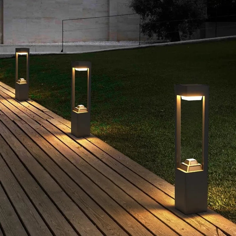 Solar Powered Path Lights for Elegant Outdoor Illumination