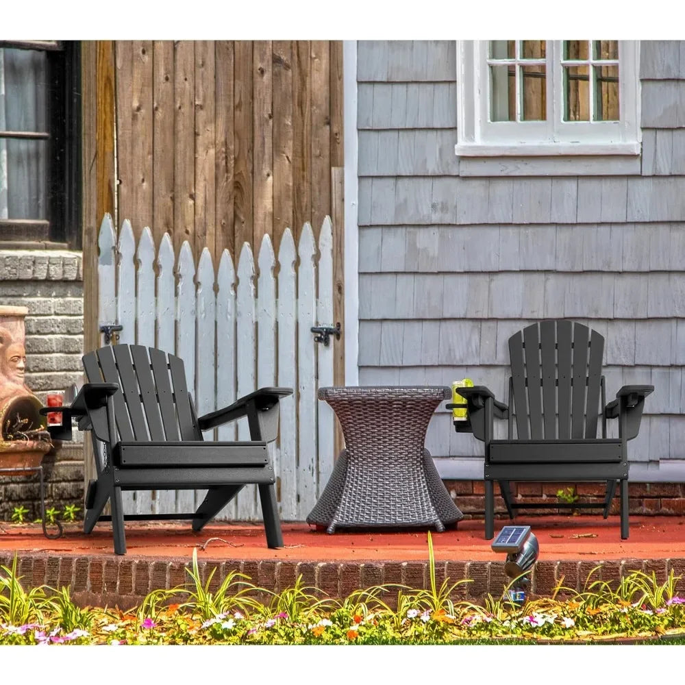 Folding Adirondack Chairs With Adjustable Backrest Deluxe