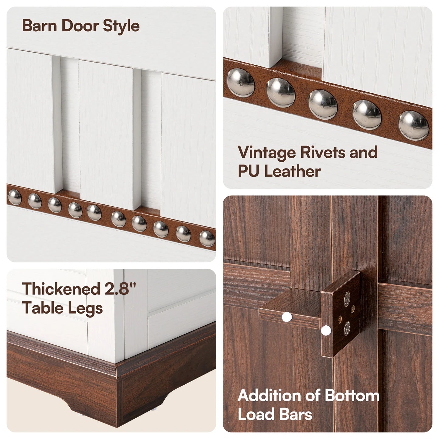 Farmhouse Lift Top Coffee Table With Hidden Storage