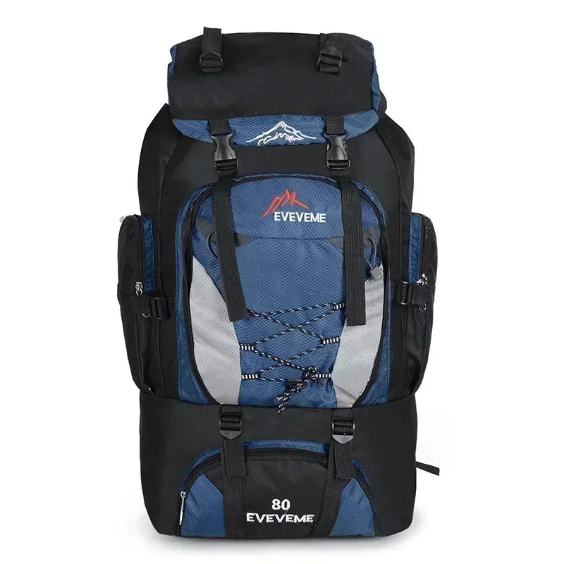 OutdoorPro 80L Waterproof Camping Backpack for Versatile Adventures