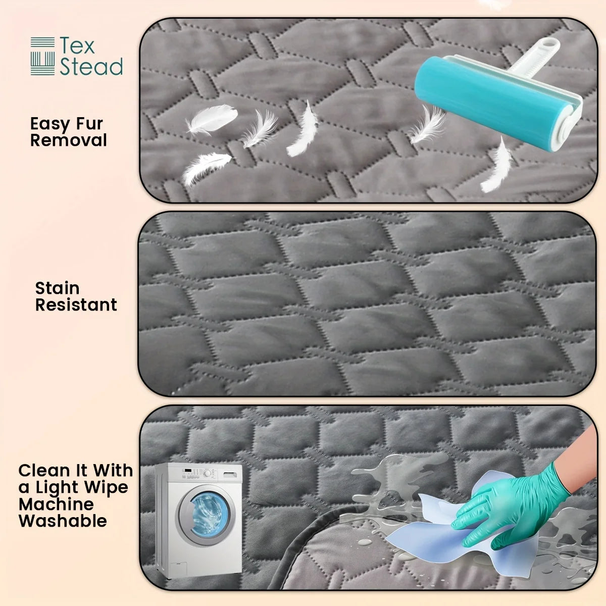 Double Sided Waterproof Dog Bed Cover for Stylish Protection