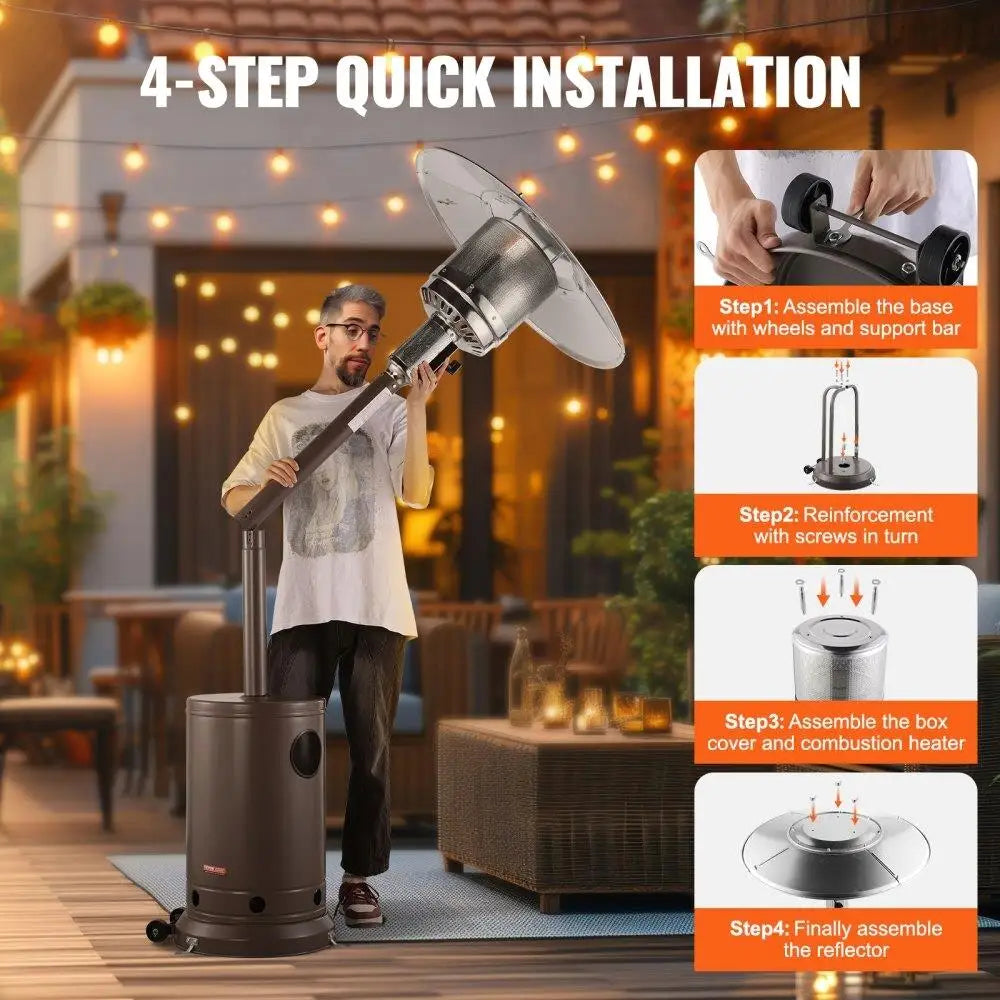 Outdoor Propane Patio Heater for Cozy Garden Gatherings